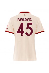 Bayern Munich Aleksandar Pavlovic #45 Voetbaltruitje 3e tenue Dames 2024-25 Korte Mouw